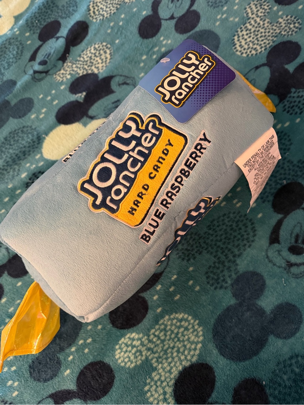 Jolly Rancher Blue Raspberry Plush Pillow - Picture 4 of 4